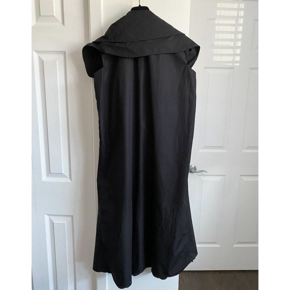 Lemaire ruffle front black poplin dress, size 34 (fits size 6/8US) - Picture 9 of 9